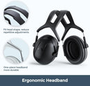 High Noise-Cancelling Ear Muffs – Hearing Protection for Construction