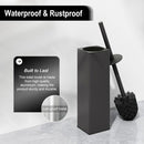 Square Standing Toilet Brush with Holder – Sleek 304 Stainless Steel Durable Finish