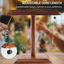Wooden Ring Toss Drinking Game – Hook & Ring Toss with Shot Ladder