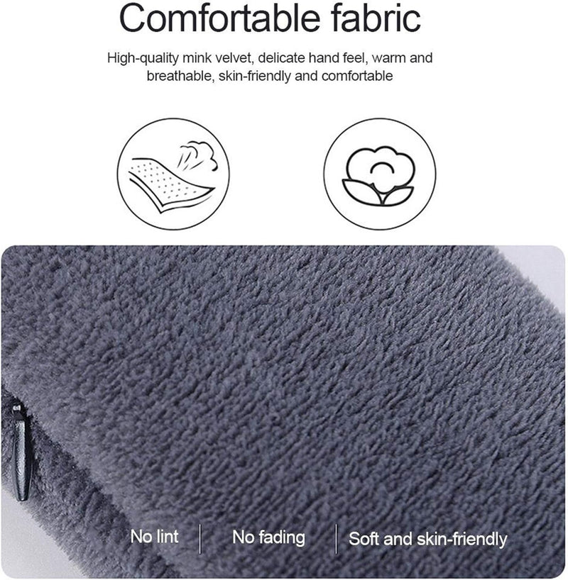 Heated Scarf with Vibration Massage – Waterproof Neck Warmer 3 Heat Levels Double Control Switch