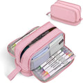 Large Capacity Pencil Case – 4-Compartment Multifunctional Pen & Stationery Organizer