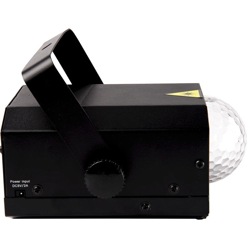 2-in-1 Laser Disco Light – Sound Activated Strobe with Remote Control