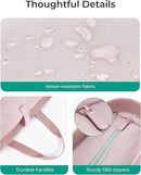 Foldable Tote Bag for Women – Large Waterproof Nylon Travel Shoulder Bag with Zipper