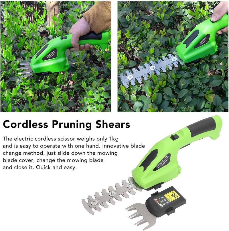 Rechargeable Electric Hedge Trimmer – Cordless Electric Scissors
