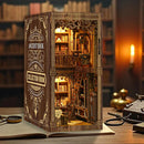 Library-Themed 3D Book Nook Kit – DIY Decorative Bookends with LED Lights