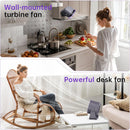 5 Speed Desk Fan with LED Display & 5400mAh Battery