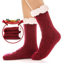 Women’s Fuzzy Slipper Socks – Soft Warm and Non-Slip Cozy Fleece-Lined Winter House Socks