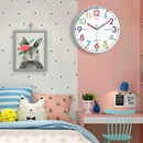 Children’s Silent Wall Clock – 24-Hour Easy Time Learning 10 Inch Ideal for Bedroom or Classroom