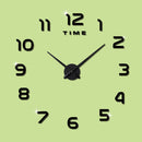DIY 3D Wall Clock – Modern Acrylic Number Stickers Easy to Install Stylish Home Decor for Living Room