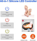 Electric Foot Warmer – Heated Massager with Vibration & 3 Heat Settings