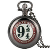 Harry Potter Vintage Platform 9¾ Quartz Pocket Watch – Kings Cross London Theme
