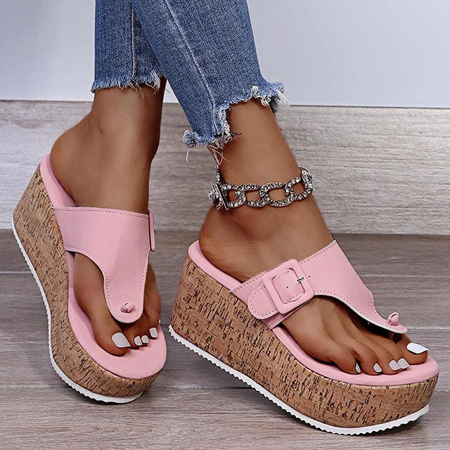Women's Dressy Casual Sandals – Orthopedic Comfy Block Heel Peep Toe Anti-Slip