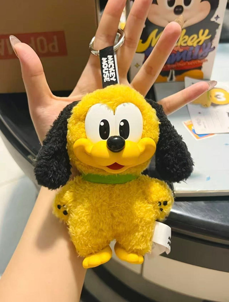 POP MART Mickey Family Cute Together Keychain Series – Blind Box Collectible Figures