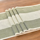 Cotton Linen Table Runner – Hand-Tassels Macrame Decor for Dining