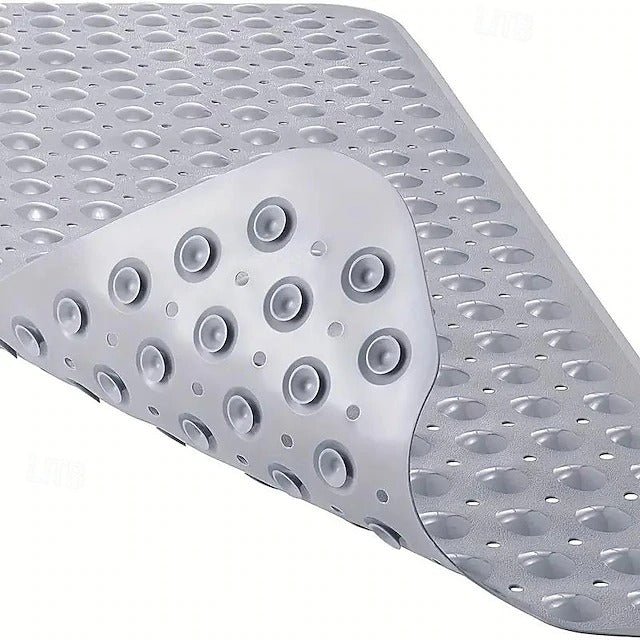 Non-Slip Bath Mat with Suction Cups – Anti-Mildew Washable Safe for Kids & Elderly