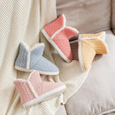 Women's Knitted Boot Slippers – Plush Lined Non-Slip Warm Winter House Shoes
