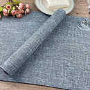 Set of 4 Woven Placemats – Heat-Resistant Cloth Table Mats for Dining & Kitchen