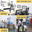 Adjustable Easel Stand – Aluminum Tripod for Painting & Display 22–66 Inch Height