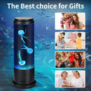 LED Jellyfish Lamp Night Light – 11” Color-Changing Aquarium Light Relaxing Table Lamp