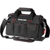 Heavy Duty Wide Mouth Tool Bag – Waterproof Multi-Compartment with Adjustable Shoulder Strap