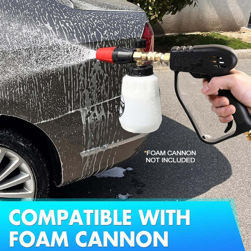 High-Pressure Washer Gun – 5 Nozzles - 4350 PSI - M22 & Karcher QC