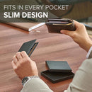 Wallet with Money Clip and RFID Blocking - Credit Card Holder