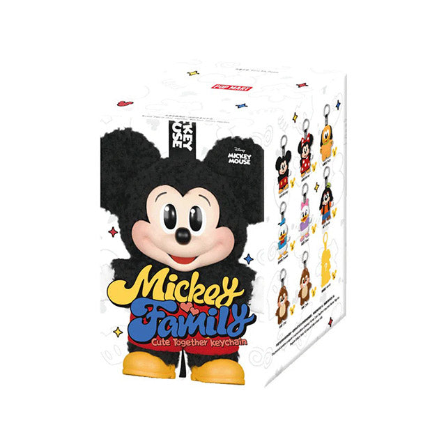 POP MART Mickey Family Cute Together Keychain Series – Blind Box Collectible Figures