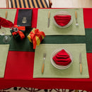 Set of 4 Woven Placemats – Heat-Resistant Cloth Table Mats for Dining & Kitchen