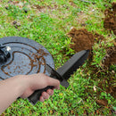 Stainless Steel Metal Detector Shovel – Double Serrated Digging Gardening Tool with Sheath