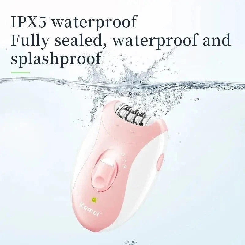 Electric Women's Epilator – Facial & Body Hair Remover for Bikini Legs Arms