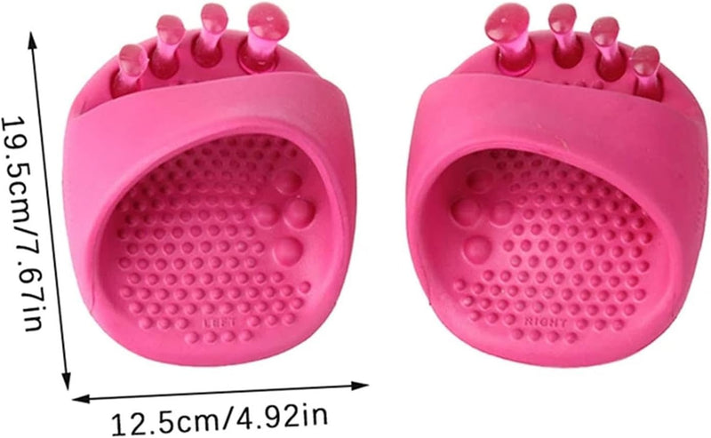 Foot Arch Trainer Toe Separator Slippers – Anti-Slip Leg Shaper & Massager