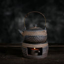 Japanese Style Tea Set – Ceramic Pottery Teapot with Cups