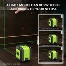 Mini 2 Line Infrared Laser Level – Portable Green 2-Line High-Precision Water & Alignment Meter