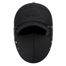 Fur Lined Winter Hat for Men – Thermal Hat with Earflaps Visor & Neck Warmer