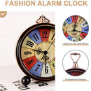 Classic European Design Clock – Silent Non-Ticking Quartz Desk Clock