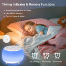 White Noise Machine with 34 Sounds & 7-Color Light – Portable Sleep Aid