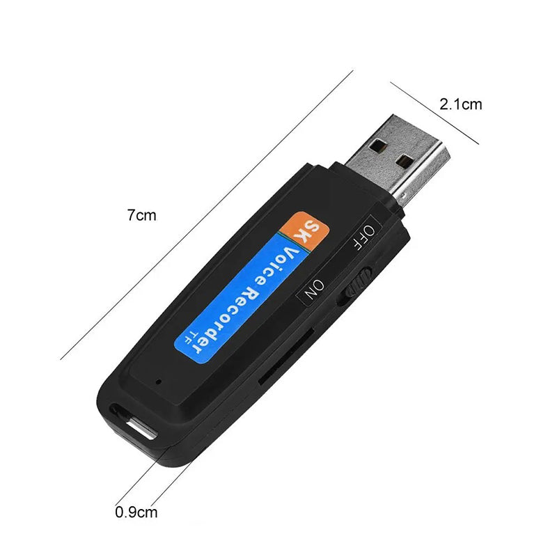 Spy USB Drive - 32GB Audio Voice Recorder