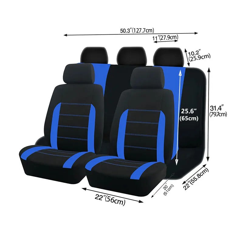 Universal Car Seat Cover - Elegant and Breathable High-Quality Fabric