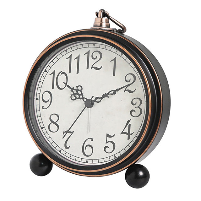 Classic European Design Clock – Silent Non-Ticking Quartz Desk Clock