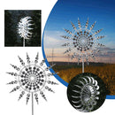 Metal Garden Windmill Spinner – Kinetic Yard Art for Outdoor Lawn & Patio Decor