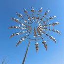 Metal Garden Windmill Spinner – Kinetic Yard Art for Outdoor Lawn & Patio Decor