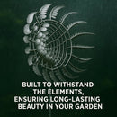 Metal Garden Windmill Spinner – Kinetic Yard Art for Outdoor Lawn & Patio Decor