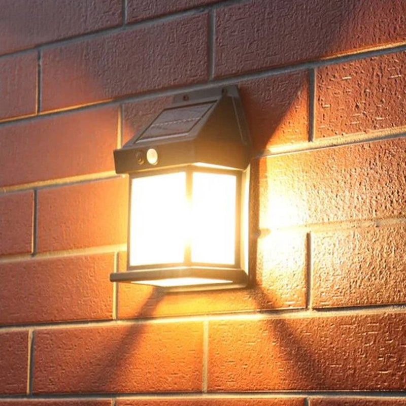 Outdoor Wall Light - Solar Powered Waterproof equipped with Motion Detector