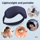 USB Heated Eye Massager – 3D Hot Compress Vibration Mask for Eye Relief & Relaxation