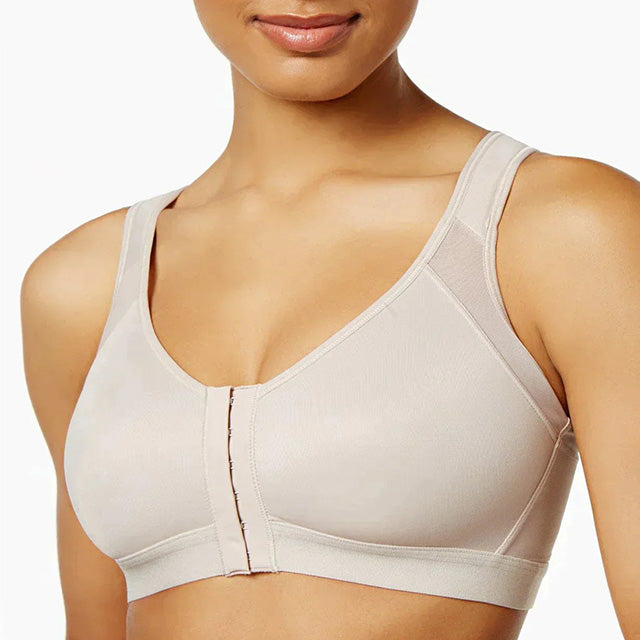 Wireless Breathable Posture Corrector - Front Buckle Sports Bra
