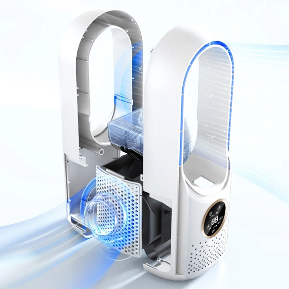CHILL OUT Swamp Cooler Portable Air Conditioner - 28qt, 3-Speed Fans, USB, Battery Powered