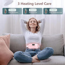 Smart Menstrual Heating Pad Belt – Vibrating Abdominal Massager for Waist & Period Pain Relief
