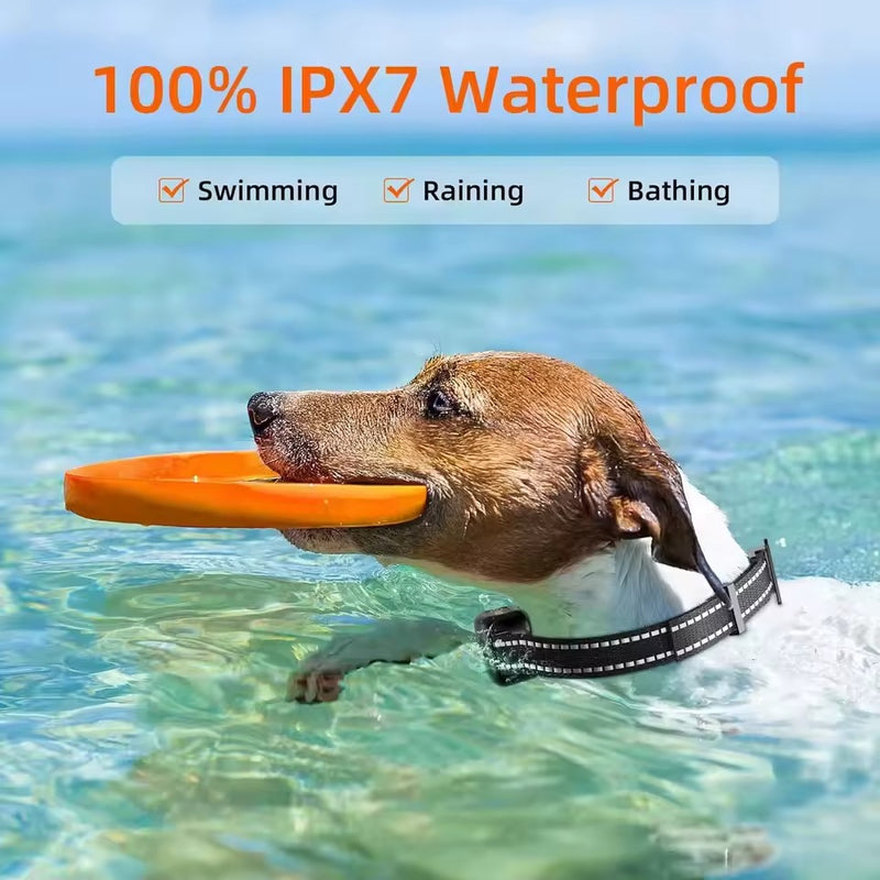 Waterproof Electric Dog Collar – Remote Training & Anti-Bark Device 1000m