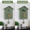 Cuckoo Clock with Pendulum – Battery-Powered Cuckoo Sound for Living Room Décor