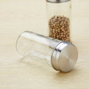 Rotating Spice Rack with 12 Glass Jars – 360° Stainless Steel Kitchen Organiser